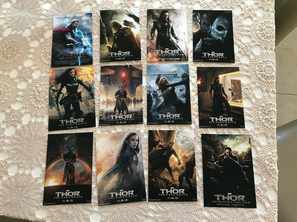 Thor The Dark World Zavvi Lenticular Steelbook 3D Blu-Ray+Bluray Plus 16 Post Ca - Imagem 3 de 3