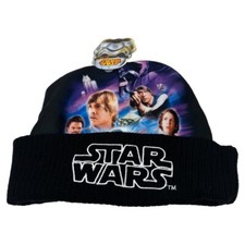 Boys Star Wars Beanie Hat Black