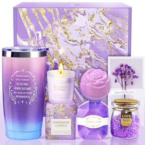 Geschenke für Frauen, Geburtstagsgeschenke für Frauen, Geschenkkorb Set für Mama, Frau, - Bild 2 von 7
