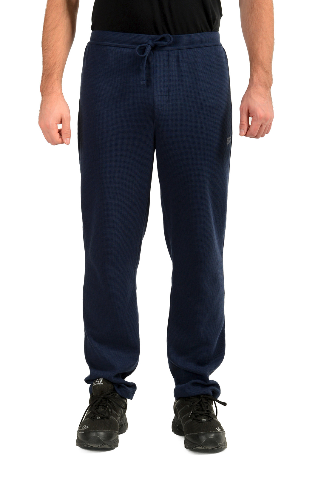 Мужские вафельные брюки Hugo Boss Синие повседневные брюки для отдыха US 2XL IT 56 13890₽