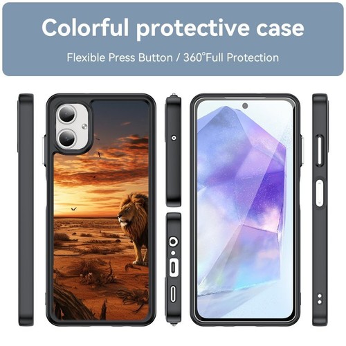 Anti scratch Cover For Samsung S21 S22 S23 S24 Ultra FE Pink animal Lion - 第 20/25 張圖片