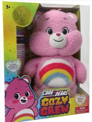 Care Bears Cozy Crew Cheer Bear Limited Edition Plush Doll 37cm