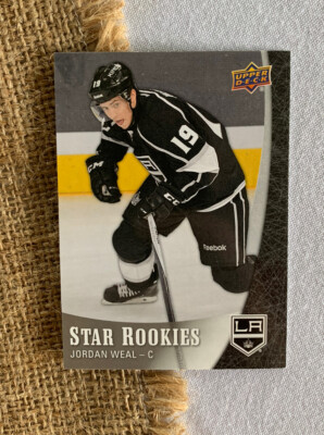 15/16 UD NHL Star Rookies Los Angeles Kings Jordan Weal Rookie RC card #24