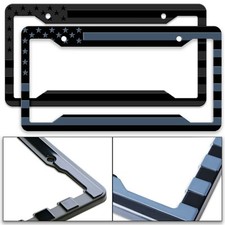 Patriotic American Flag Automotive License Plate Frame. Raised Letter Set Of 2. Patriotic American Flag Automotive License Plate Frame. Raised Letter Set Of 2.