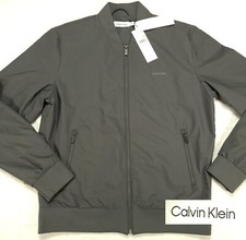 Calvin Klein Mens Bomber Jacket Size M Medium New NWT Tear in pocket lining M22