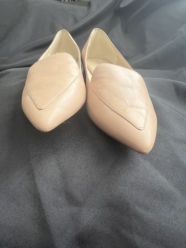 Cole Haan Beige Grand Os Slip On Pointy Toe Loafer Shoes Size 10 B - Picture 4 of 15