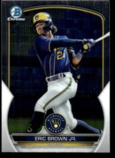 Eric Brown Jr. 2023 Bowman #BCP-41 Brewers MLB READ FREE SHIPPING AutographDen