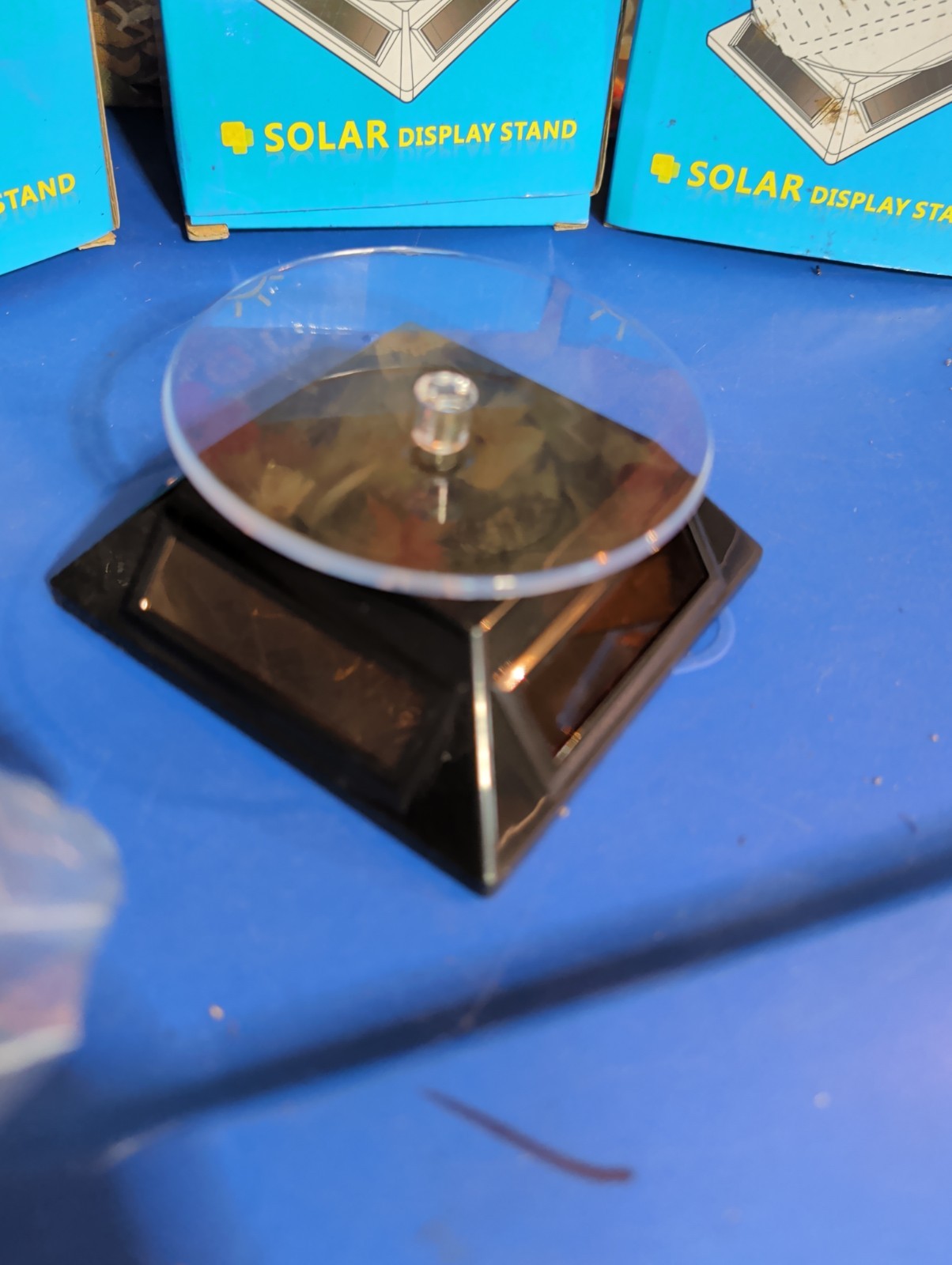 3 Rotating Solar Display Stands. Rotating Display Stand Free Shipping