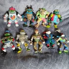 Lot of 9 TMNT Teenage Mutant Ninja Turtles Action Figures Vintage Playmates