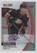 2023-24 Upper Deck Allure Rookies Red Rainbow Nikita Nesterenko #113 Auto 04e2