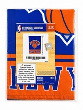 New York Knicks Double Sided All Weather 12 x 19 Orange  Blue NBA Garden Flag