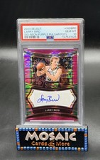 2024 Select PSA 10 GEM Larry Bird Signatures Neon Purple Pulsar FOTL SSP /15 HOF