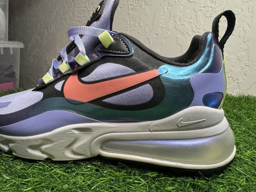 Nike Air Max 270 React Smoke Grey Sunblush CU4818-001 Athletic Shoe Womens 7.5 - Picture 6 of 9