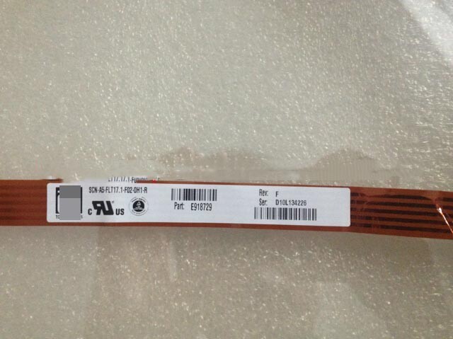 for new E918729 SCN-A5-FLT17.1-F02-0H1-R   digitizer touch screen glass panel