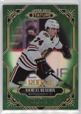 2020-21 Upper Deck Stature Rookies Green 91/175 Nicolas Beaudin #113 2r8