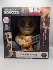 Leatherface TX Chainsaw Mass Handmade By Robots 12” Large Vinyl Knit Series 003