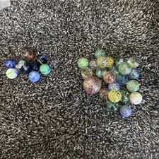 Vintage Confetti Galaxy Speckled Multicolor Marbles 31