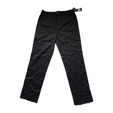 NWT Chaps Black Stretch Straight Leg Pants Womens Size 10 Work Career Classic