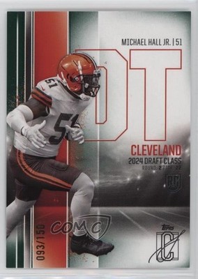 2024 Topps Signature Class Rookies Green /150 Michael Hall Jr #93 Rookie RC 1co7