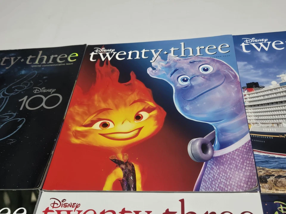 Lote de 7 números de revistas de coleccionistas fans Disney Twenty Three D23 (2021-2023) Foto 3 de 4