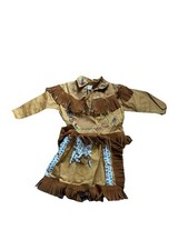 Vtg 1950s Walls of Texas Sanfordized cotton Child kids INDIAN COSTUME sz 2