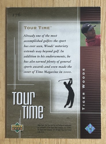 Upper Deck Golf 176 Tiger Woods Tour Time 2001 radiocomandato - Foto 2 di 2