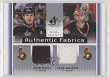 2013-14 SP Game Used Edition Jerseys Jason Spezza Craig Anderson #AF2-SA 0kg2