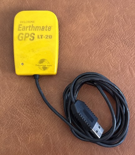 DeLorme Earthmate GPS LT-20 Model 9838 USB Port