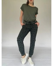 N and Willow Military Green Abstract Joggers still in shop