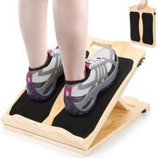 Wooden Slant Board for Calf Stretching Portable Squat Incline Board for Knees