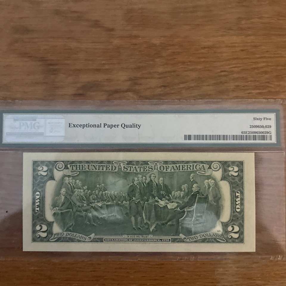 2019 $2 ROCKETSHIP NOTE - 2013 SERIES - Gem Uncirculated 65 EPQ - Image 2 of 2