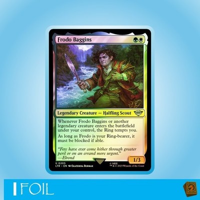 Frodo Baggins Beutlin | Magic MTG | Lord of the Rings | NM | EN | Un | Foil
