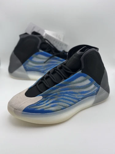 Adidas Yeezy QNTM BSKTBL Basketball Frozen Blue UK 10 US 10 5 (PREZZO CONSIGLIATO: £ 220)