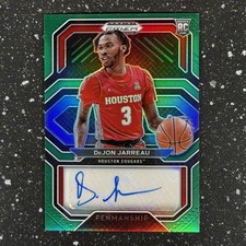 Dejon Jarreau RC GREEN AUTO 2021 Prizm Draft Picks #CP-DJA College Penmanship