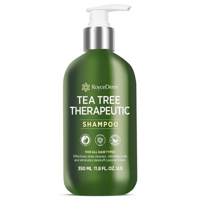 Roycederm Tea Tree Antifungal Shampoo: Folliculitis 11.8 Fl Oz (Pack of 1) 