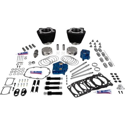 S&S Cycle 129'' Power Package - HPT496 - Chain Drive - Oil Cooled - M8 310-1394