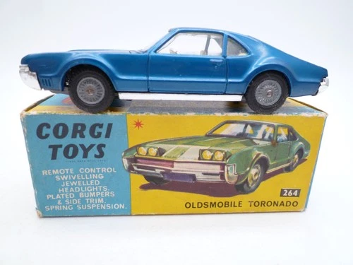 VINTAGE CORGI TOYS 264 OLDSMOBILE TORONADO IN ORIGINAL BOX 1966