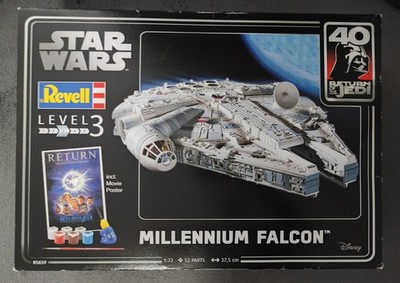 Millennium Falcon 1:72 37,5 cm Modellbausatz inkl. Farbe & Kleber - Revell 05659