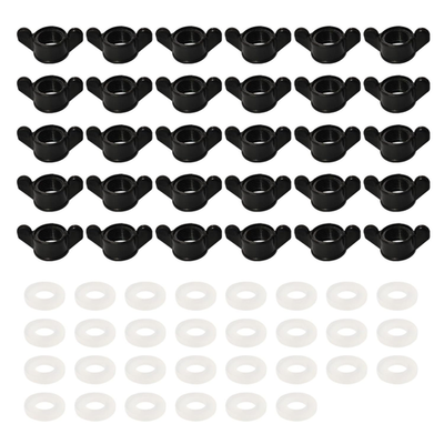 #ad 30 Sets Silicone Washers and Wing Nuts for Poultry Waterer Cups Chicken Water Ni $10.41