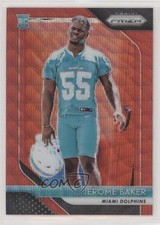 2018 Panini Prizm Rookie Red Wave Prizm 110/149 Jerome Baker #264 4p1