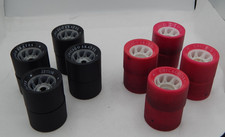 Lot of 16 Chicago Bullet Roller Skate Wheels Black and Pink