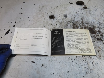1975 Kawasaki KZ400 KZ400S Owners Warranty Handbook | eBay