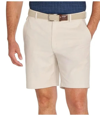 Greg Norman Men's Performance Stretch Golf Short, Khaki, Size 38