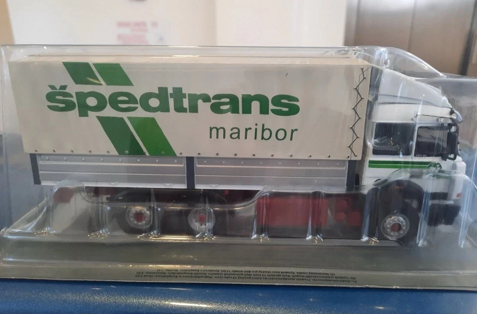 Camion Iveco 190-48 Turbostar TIR Spedtrans Maribor Die Cast Model 1/43 - Immagine 4 di 4