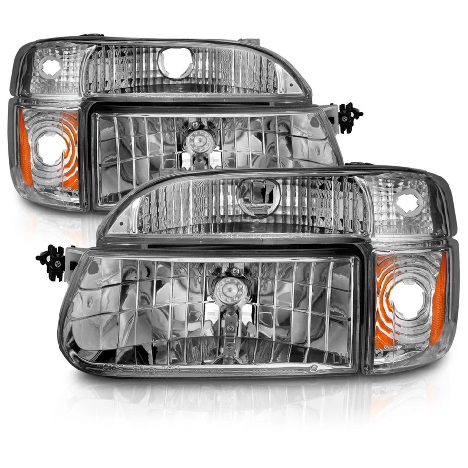 Faro cromado izquierdo y derecho Anzo 111040 para Ford Explorer 1995-2001 Foto 2 de 4