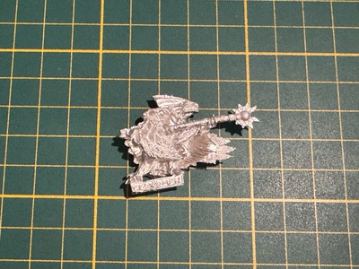 Warhammer Lizardmen Echsenmenschen Skink Shaman Schamane Metal Rare Used OOP #4
