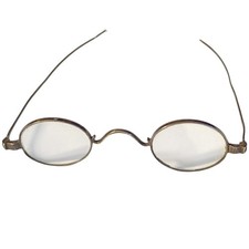 Antique Eyeglasses 1930s Pure Coin Silver Glasses