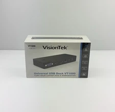 NEW VisionTek VT1000 Dual Display USB 3.0 Docking Station