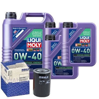 Motoröl 0W40 LIQUI MOLY Synthoil Energy 8L+MAHLE Ölfilter