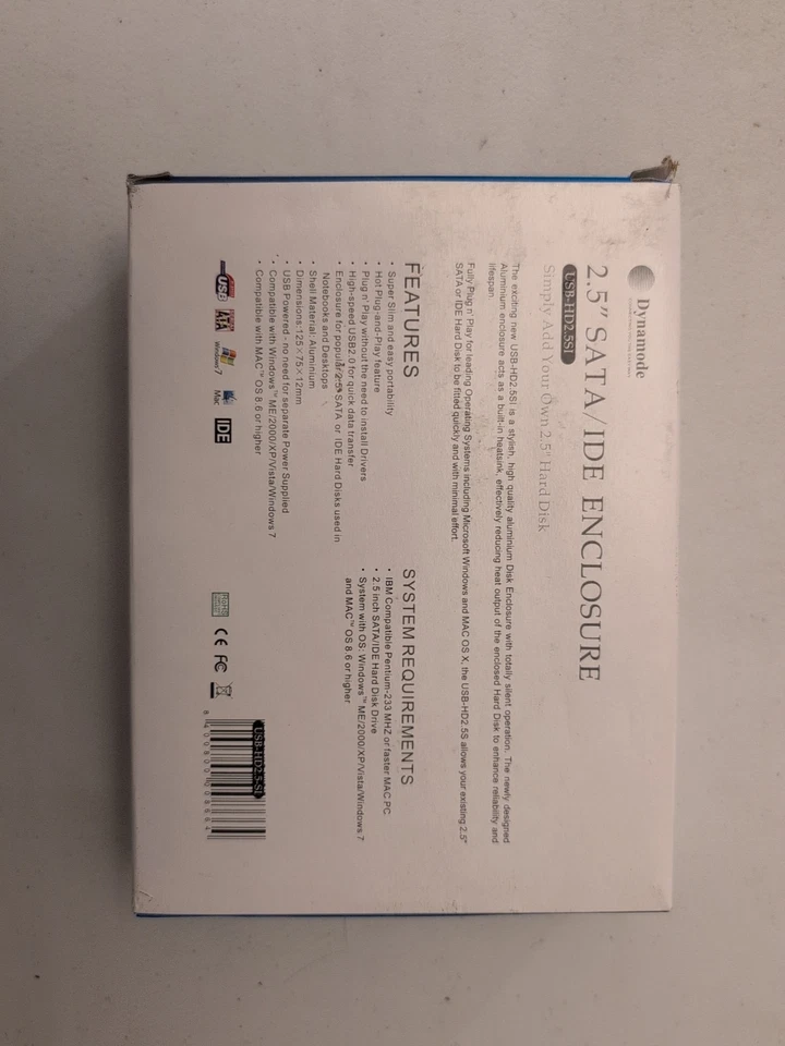 Dynamode 2.5" Sata/Ide Enclosure - Image 2 of 4